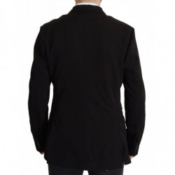 Blazer cappotto monopetto in lana nera - IT50 - L
