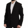 Blazer cappotto monopetto in lana nera - IT50 - L