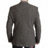 Blazer monopetto fantasia in cotone grigio - IT44 - XS