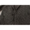 Blazer monopetto fantasia in cotone grigio - IT56 - XL