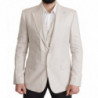 Blazer 2 pezzi monopetto in seta grigia - IT54 - XL