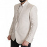 Blazer 2 pezzi monopetto in seta grigia - IT54 - XL