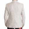 Blazer 2 pezzi monopetto in seta grigia - IT54 - XL