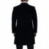 Giacca da uomo cappotto lungo cardigan cotone nero - IT46 - S