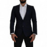 Blazer cappotto monopetto in lana blu - IT46 - S