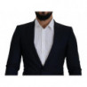 Blazer cappotto monopetto in lana blu - IT46 - S
