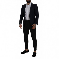 Blazer cappotto monopetto in lana blu - IT46 - S