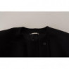 Giacca blazer doppiopetto in lana nera - IT48 - M