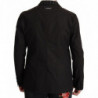 Giacca blazer monopetto in cotone nero - IT52 - L
