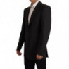 Blazer monopetto in lana nera v - IT48 - M