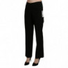 Pantaloni neri a vita alta dritti - IT46-XL
