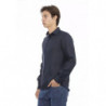 Camicia di lino blu - XL