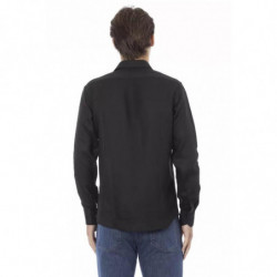 Camicia di lino nero - L