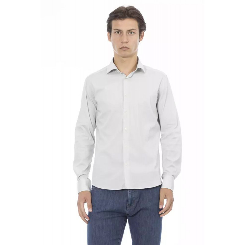 Camicia in cotone grigio - L