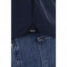 Camicia in cotone blu - L