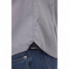 Camicia in cotone grigio - L
