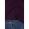 Camicia in cotone bordeaux - XXL