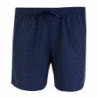 Pantaloncini da bagno blu con micro stampa - IT48 - M