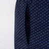 Pantaloncini da bagno blu con micro stampa - IT48 - M