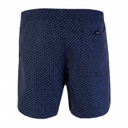 Pantaloncini da bagno blu con micro stampa - IT48 - M