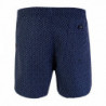 Pantaloncini da bagno blu con micro stampa - IT48 - M