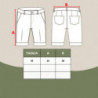 Pantaloncini da bagno blu con micro stampa - IT48 - M