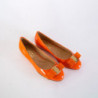 Ballerine Varina in pelle arancione - EU34/US4