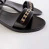 Sandali Tremiti in Pelle Nera - EU35.5/US5.5