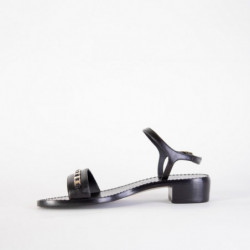 Sandali Tremiti in Pelle Nera - EU35.5/US5.5