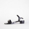 Sandali Tremiti in Pelle Nera - EU35.5/US5.5