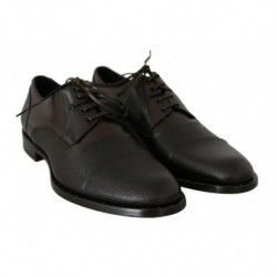 Scarpe da uomo eleganti con lacci in pelle marrone - EU40/US7