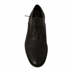 Scarpe da uomo eleganti con lacci in pelle marrone - EU40/US7