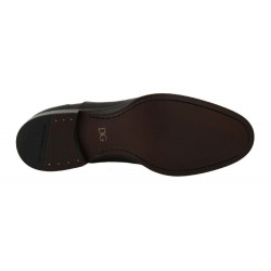 Scarpe da uomo eleganti con lacci in pelle marrone - EU40/US7