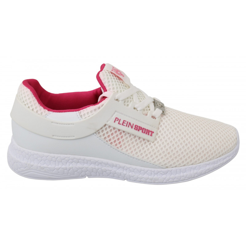 Scarpe da ginnastica Becky in poliestere bianco rosa - EU37/US6.5