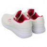 Scarpe da ginnastica Becky in poliestere bianco rosa - EU37/US6.5