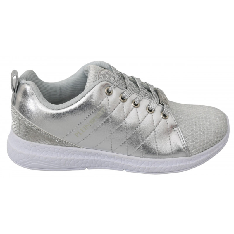 Scarpe da ginnastica Gisella in poliestere argento - EU37/US6.5
