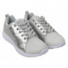 Scarpe da ginnastica Gisella in poliestere argento - EU39/US8.5