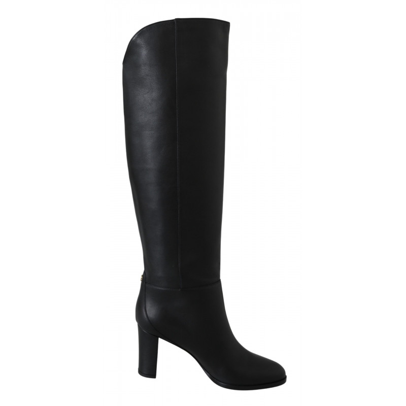 Scarpe stivaletti Madalie 80 in pelle nera - EU37/US6.5