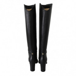 Scarpe stivaletti Madalie 80 in pelle nera - EU37/US6.5