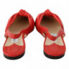 Scarpe basse in pelle Annabell Flat Nap Chilli - EU39/US9