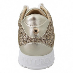 Sneakers Monza anticate in pelle color oro - EU35/US5