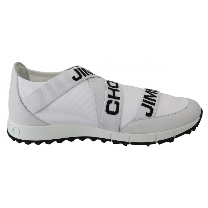 Scarpe da ginnastica Toronto bianche/nere in nappa/maglia - EU39/US9