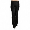 Pantaloni skinny in denim slim neri a vita media - W28