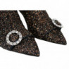Scarpe da stivali Hanover 65 pelle glitterata tessuto misto - EU41.