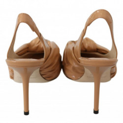 Décolleté Annabell 85 in pelle marrone caramello - EU38/US8