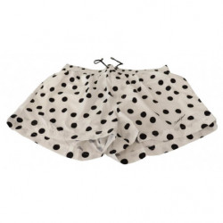 Costumi da bagno pantaloncini da spiaggia a pois bianchi - IT6- L