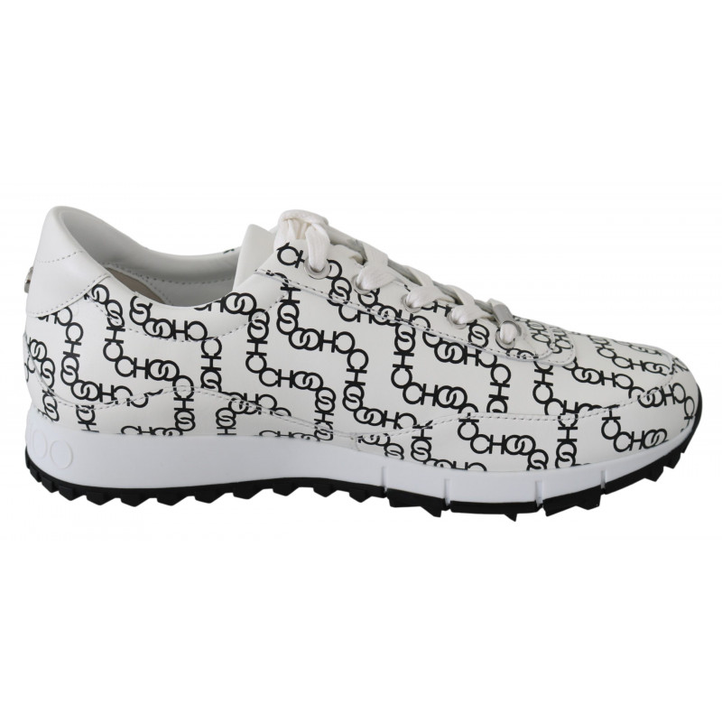 Sneakers Monza in pelle Bianca e Nera - EU35/US5