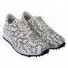 Sneakers Monza in pelle Bianca e Nera - EU35/US5