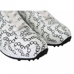 Sneakers Monza in pelle Bianca e Nera - EU35/US5
