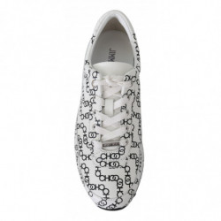 Sneakers Monza in pelle Bianca e Nera - EU35/US5